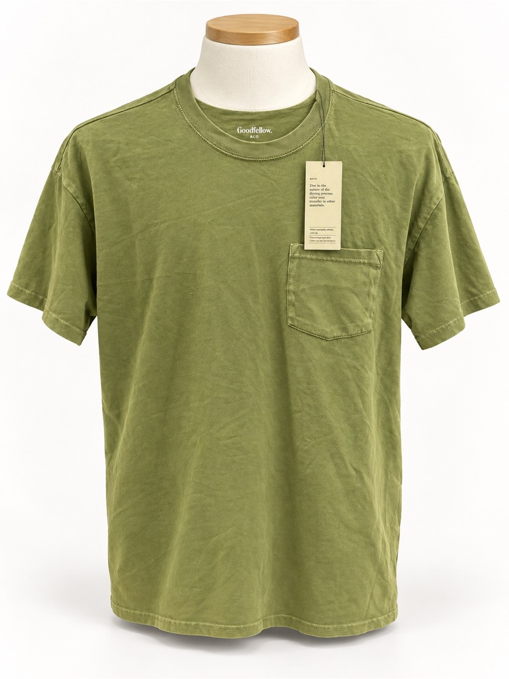 Goodfellow & Co Olive Pocket Tee - Short Sleeve Crew